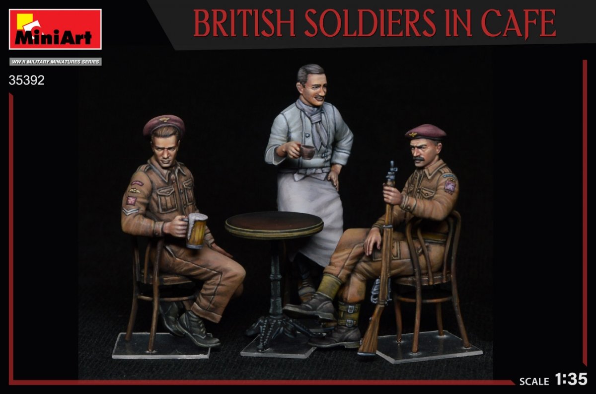 MiniArt 35392 BRITISH SOLDIERS IN CAFE 1/35 – Bild 3