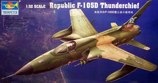 Trumpeter 02201 Republic F-105D Thunderchief 1/32
