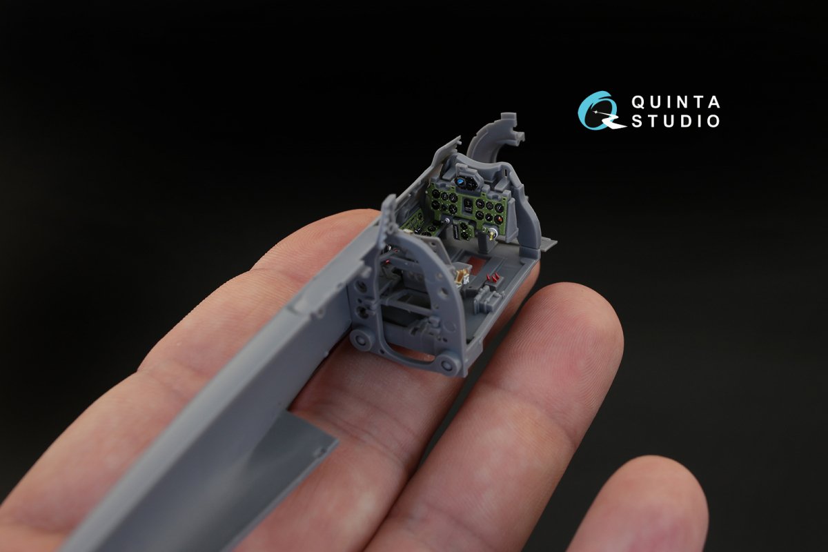Quinta Studio QD48123 A6M3 3D-Printed &amp;amp; coloured Interior on decal paper (for Tamiya kit) 1/48 – imagen 5