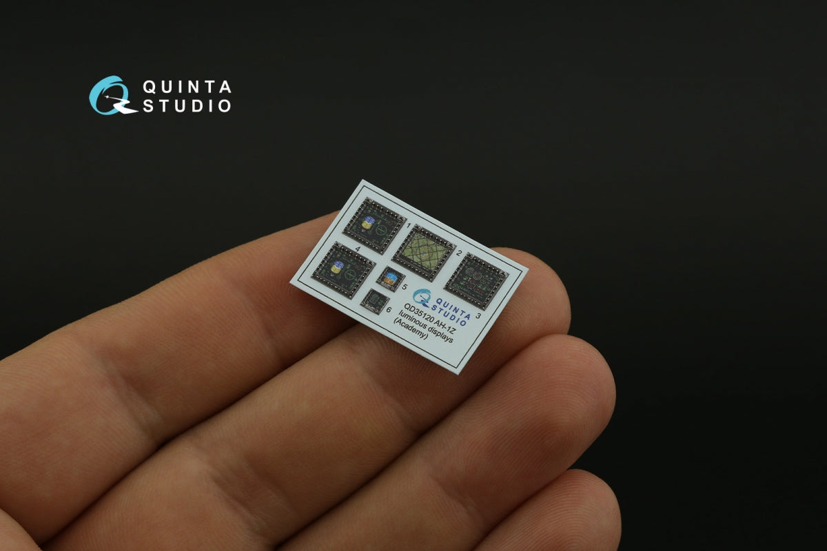 Quinta Studio QD35120 AH-1Z luminous displays for QD+35119/QDS-35119 sets (Academy) 1/35 – imagen 4