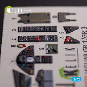 KELIK K72121 Jaguar GR.1/GR.3 - décalcomanies 3D intérieures pour maquette Italeri au 1/72 – image 3