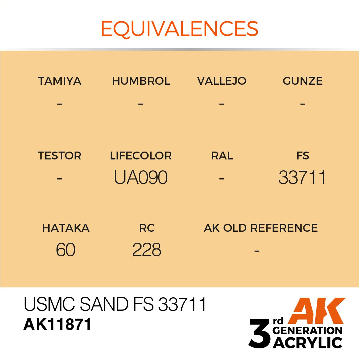 AK Interactive AK11871 USMC SAND FS 33711 – AIR 17 ml – immagine 3
