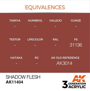 AK Interactive AK11404 Shadow Flesh 17ml – immagine 3