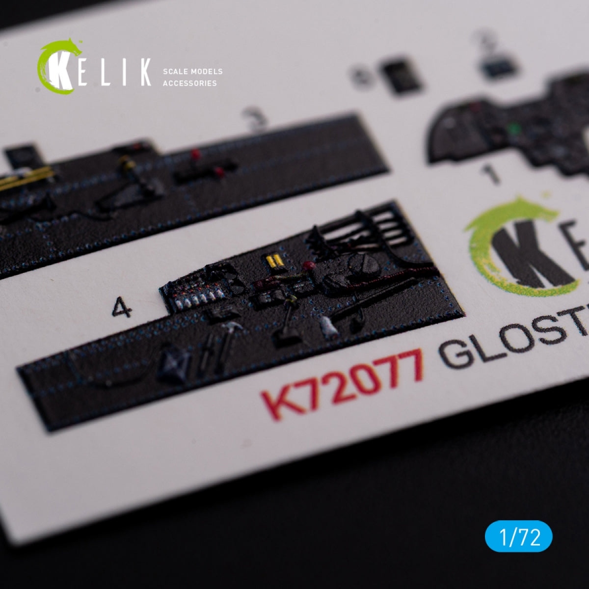 KELIK K72077 Gloster Meteor F.8 interior 3D decals for Airfix kit 1/72 – Bild 7