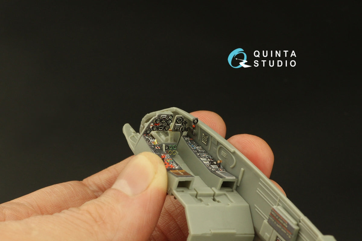 Quinta Studio QD48353 Me 410 3D-Printed &amp;amp; coloured Interior on decal paper (Meng) 1/48 – Bild 10