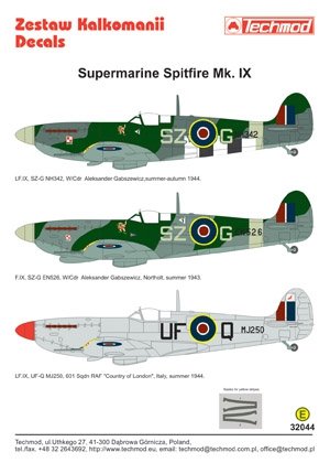 Techmod 32044 - Supermarine Spitfire IX 1/32 – immagine 2