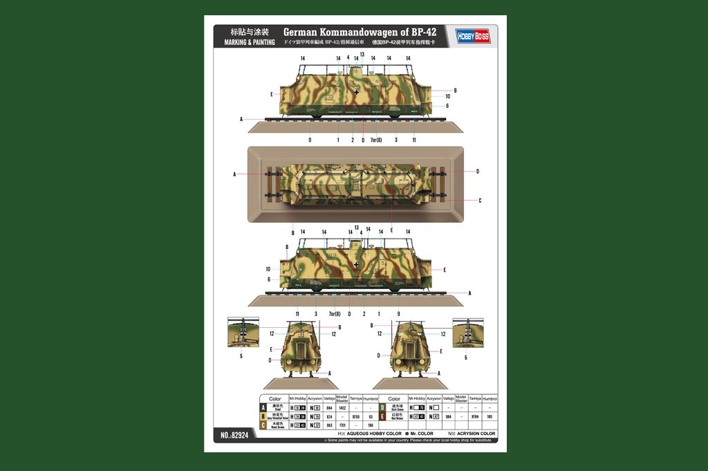 Hobby Boss 82924 German Kommandowagen of BP-42 1/72 – immagine 5