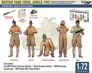 Mirage Hobby 720007 British Tank Crew, Africa 1941 1/72 – immagine 2