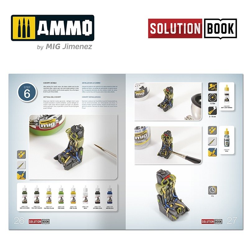 Ammo of Mig 6525 Solution Book. How to Paint Italian NATO Aircraft – immagine 3