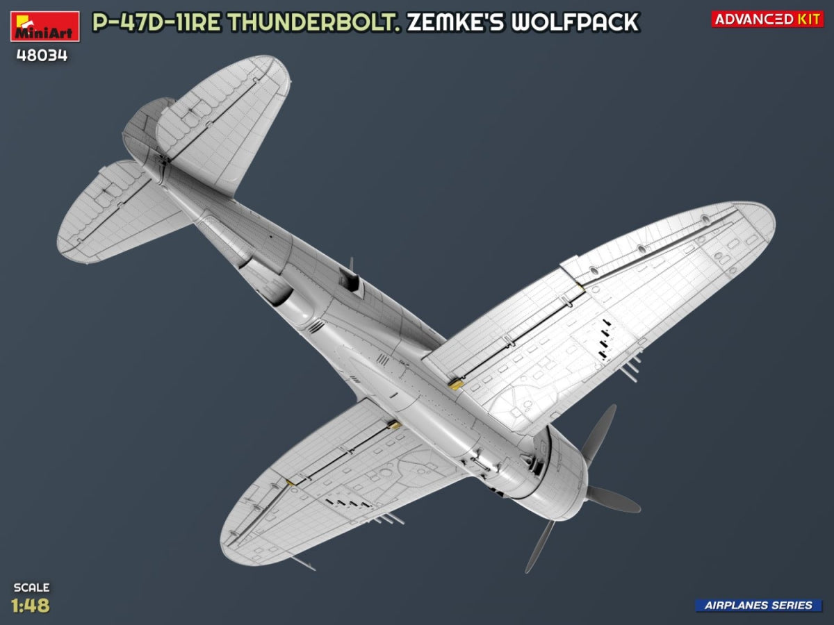 MiniArt 48034 P-47D-11RE Thunderbolt. Zemke&amp;#39;s Wolfpack. Advanced Kit 1/48 – imagen 5