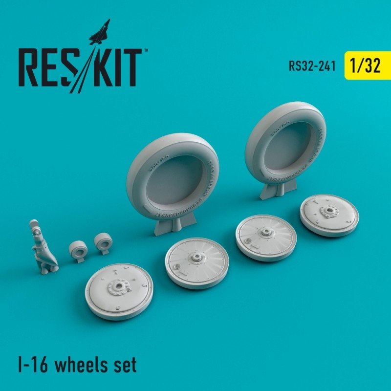 RESKIT RS32-0241 Jeu de roues I-16 1/32