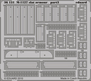 Eduard 36131 M-1127 slat armour 1/35 Trumpeter – immagine 3