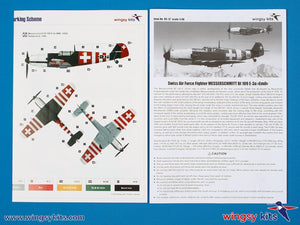 Wingsy Kits D5-12 Swiss Air Force Fighter MESSERSCHMITT Bf 109 E-3a 1/48 – immagine 13