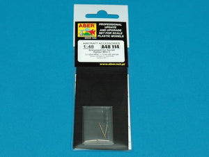Armement Aber A48114 pour chasseur soviétique MIG-3 : 2 mitrailleuses 7,62 ShKAS ; 1 mitrailleuse UBS de 12,7 mm ; tube de Pitot (1/48) – image 9