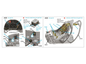 Quinta Studio QD24009 Spitfire Mk.IXc 3D-Printed &amp;amp; coloured Interior on decal paper (Airfix) 1/24 – immagine 2
