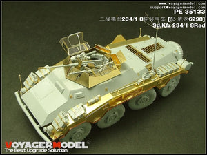Voyager Model PE35133 Sd.Kfz 234/1 8Rad (For DRAGON 6298) 1/35 – immagine 3