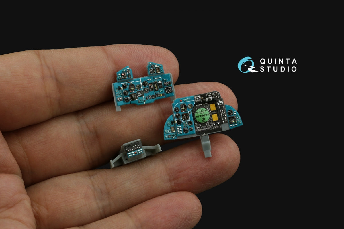 Intérieur imprimé en 3D et coloré sur papier décalcomanie Quinta Studio QD48504 MiG-31B (Hobby Boss) 1/48 – image 11