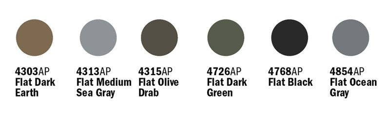 Italeri 445AP D-Day Allies Aircraft Painting 6x20ml – immagine 2