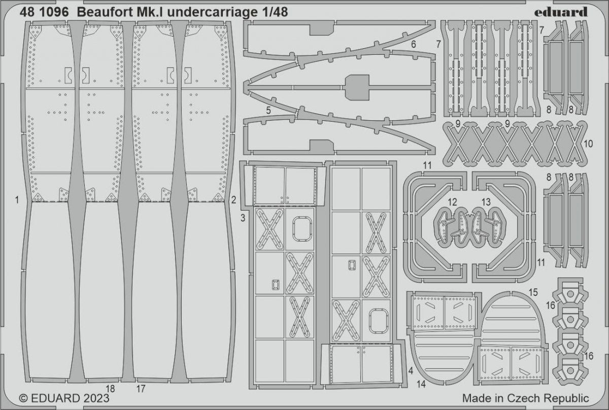 Eduard BIG49361 Beaufort Mk. I PART II ICM 1/48 – immagine 4