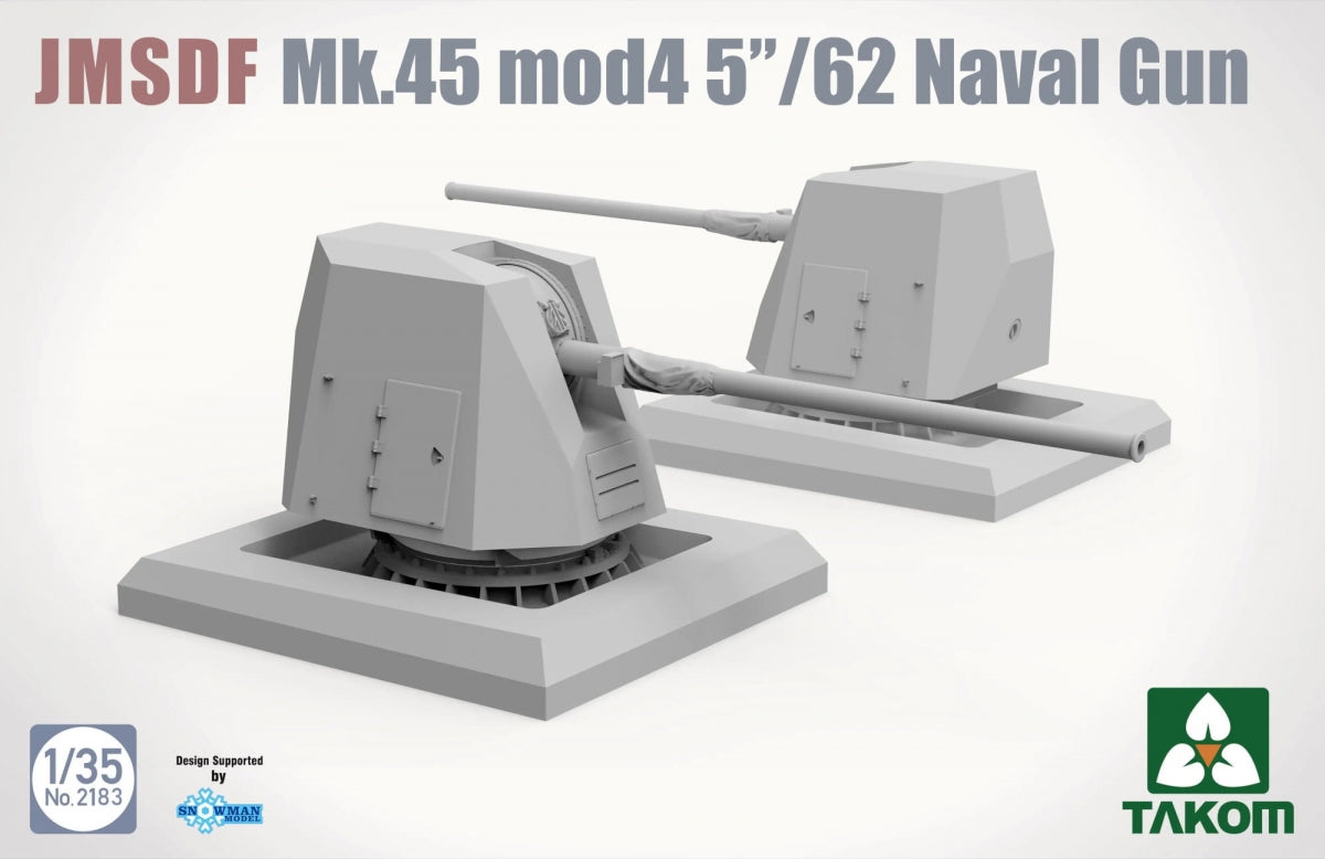 Takom 2183 JMSDF Mk.45 Mod 4 5&amp;quot;/62 Canon Naval 1/35  – image 2