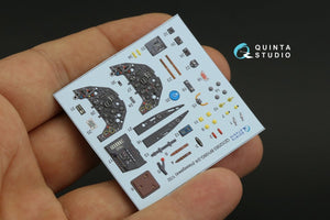 Quinta Studio QD32083 Bf 109G-2/G-4 3D-Printed &amp;amp; coloured Interior on decal paper (Hasegawa) 1/32 – immagine 4
