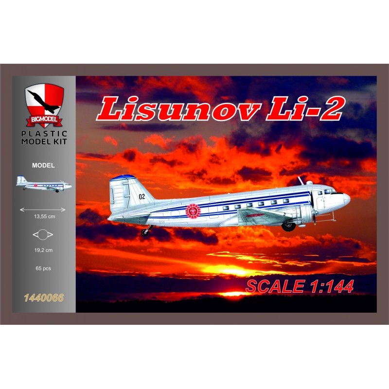 Big Model 1440066 LISUNOV Li-2 LAOS 1/144