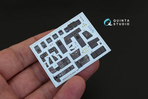 Quinta Studio QD48112 F-15I 3D-Printed &amp;amp; coloured Interior on decal paper (for GWH kit) 1/48 – immagine 2