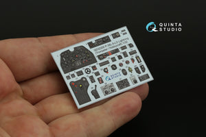 Quinta Studio QD32200 P-38L-5-LO Lightning 3D-Printed &amp;amp; coloured Interior on decal paper (Trumpeter/Hobbycraft) 1/32 – Bild 11