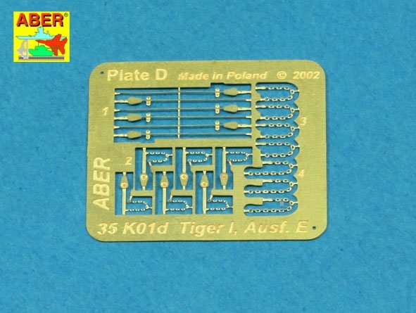 Aber 35259 Sd.Kfz.18 Pz.Kpfw.VI Ausf.E Tiger I (s.PzAbt. 501 in Tunisia) 1/35 – zdjęcie 4