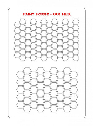 Pochoir Paint Forge PFST001M - Hexagonal – image 2