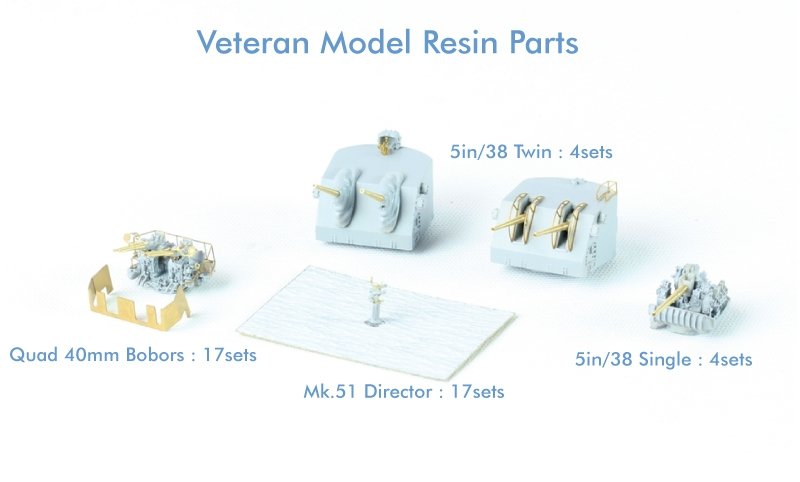 Pontos 35004F1 USS CV-10 Yorktown 1944 Detail Up Set 1/350 – immagine 10