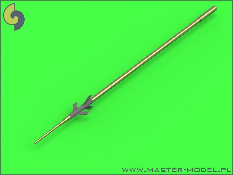 Master AM-48-120 Su-9 / Su-11 (Fishpot / Fishpot C) - Pilot Tubes and missile rails heads 1/48 – Bild 5