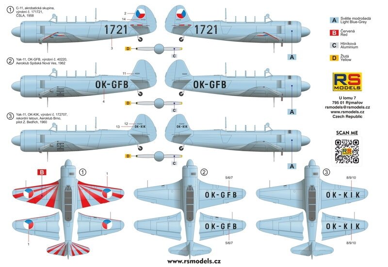 RS Models 94009 Yak-11 / C-11 &amp;quot;Moose&amp;quot; 1/72 – Bild 3