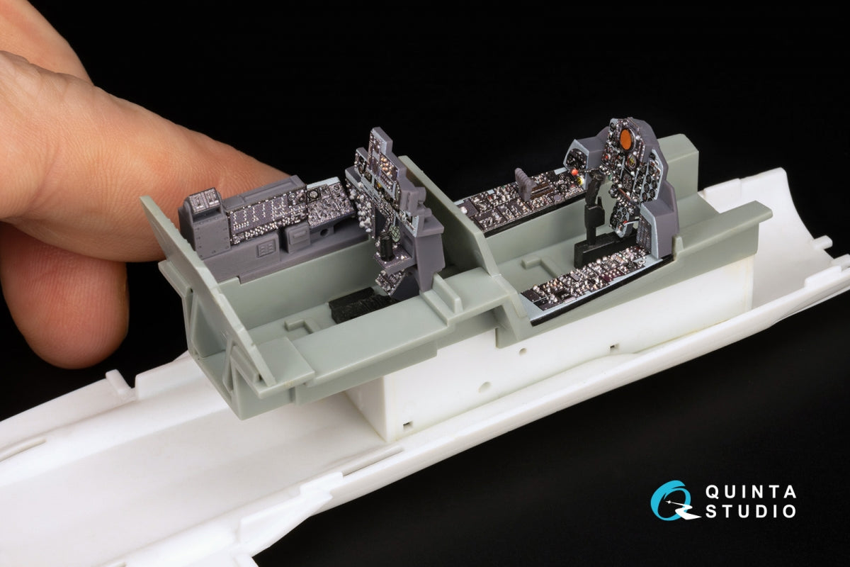Quinta Studio QDS+48486 F-4N Phantom II 3D-Printed &amp;amp; coloured Interior on decal paper (Academy) (Small version) (with 3D-printed resin parts) 1/48 – immagine 12
