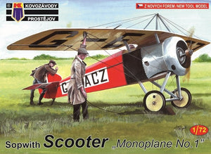 Kovozavody Prostejov KPM0165 Sopwith Scooter « Monoplan no.1 » 1/72