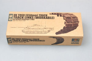 Trumpeter 02043 UK TR60 (650mm) chenille pour char de combat principal britannique Challenger 2 (1/35)