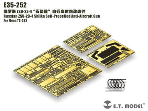 Maquette ET E35-252 Canon antiaérien automoteur russe ZSU-23-4 Shilka (pour MENG TS-023) (1/35)