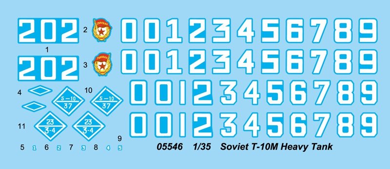 Trumpeter 05546 Soviet T-10M Heavy Tank – Bild 4