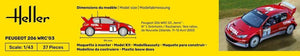 Heller 56113 Peugeot 206 WRC &amp;#39;03 - Starter Kit 1/43 – image 2