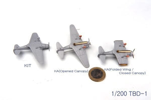 Ensemble d&amp;#39;avions de pont USS Enterprise de la Seconde Guerre mondiale MK1 Design MS-20018 pour CV-6 Enterprise à l&amp;#39;échelle 1/200 – image 16