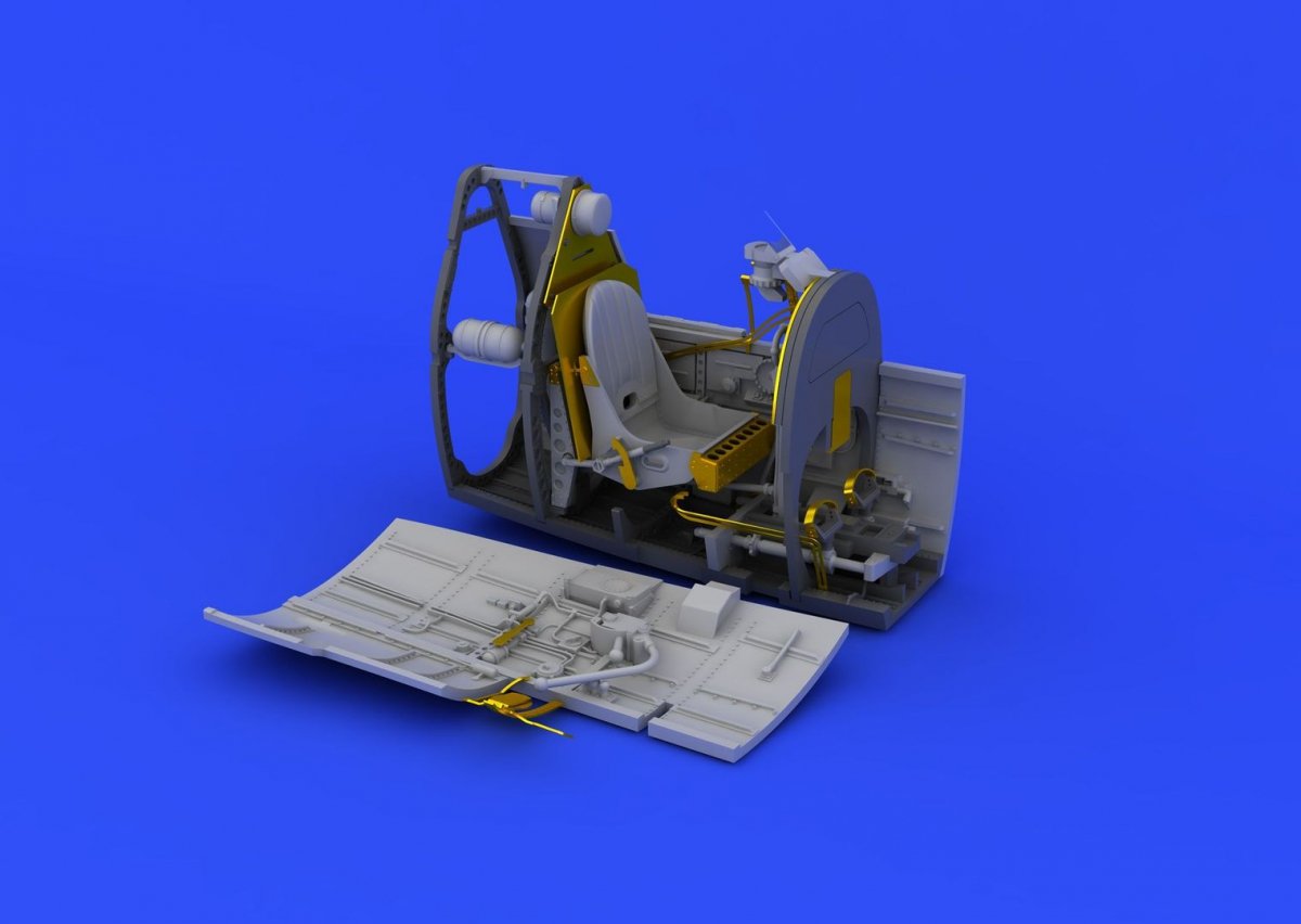 Eduard 648219 Spitfire Mk. I cockpit 1/48 (AIRFIX) – immagine 2