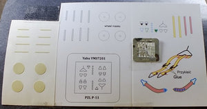 Yahu YMS7201 PZL P.11 set (Azur / Heller / PZW) 1/72 – immagine 2