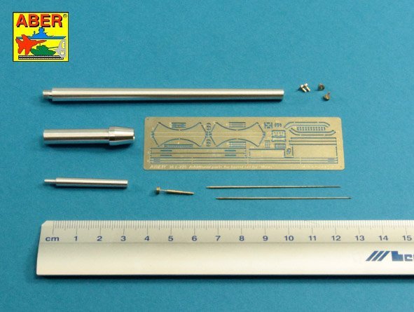 Ensemble de canons Aber 35L-225 pour char lourd allemand MAUS (1/35) – image 2