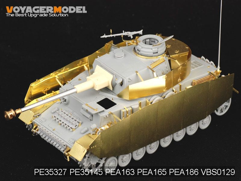Maquette Voyager PE35327 Panzer IV Ausf. H (version tardive) / J (version précoce) allemand de la Seconde Guerre mondiale pour DRAGON 6300 6549 au 1/35 – image 2