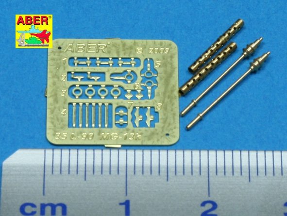 Aber 35L-090 Set of 2 barrels for german machine guns MG13k 1/35 – zdjęcie 2