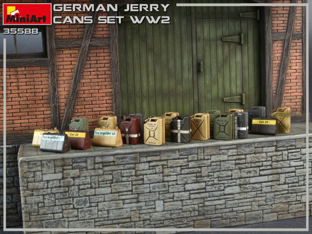 MiniArt 35588 German Jerry Can Set WWII 1/35 – immagine 8