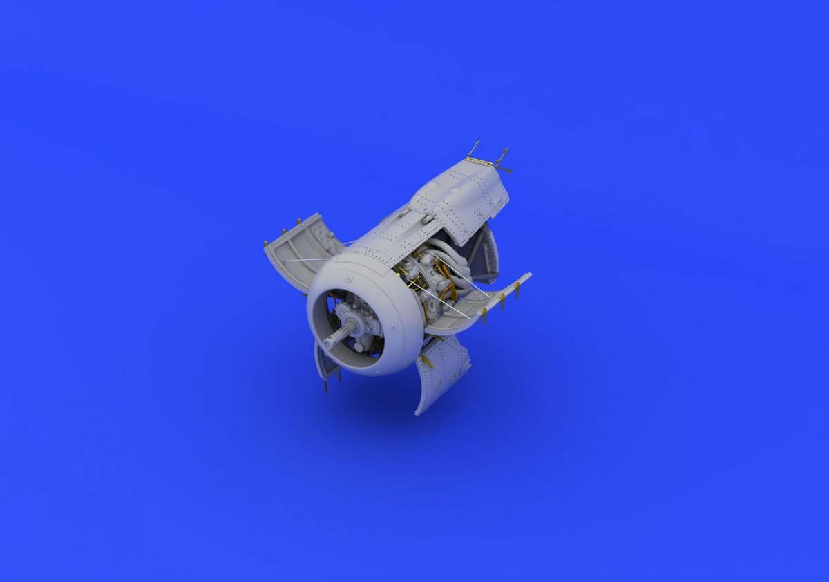 Eduard 672082 Fw 190A-8 engine 1/72 (EDUARD) – immagine 6