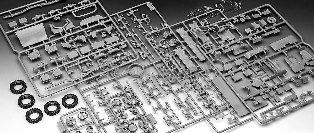 Revell 63348 Unimog 404 S Model Set 1/35 – image 8
