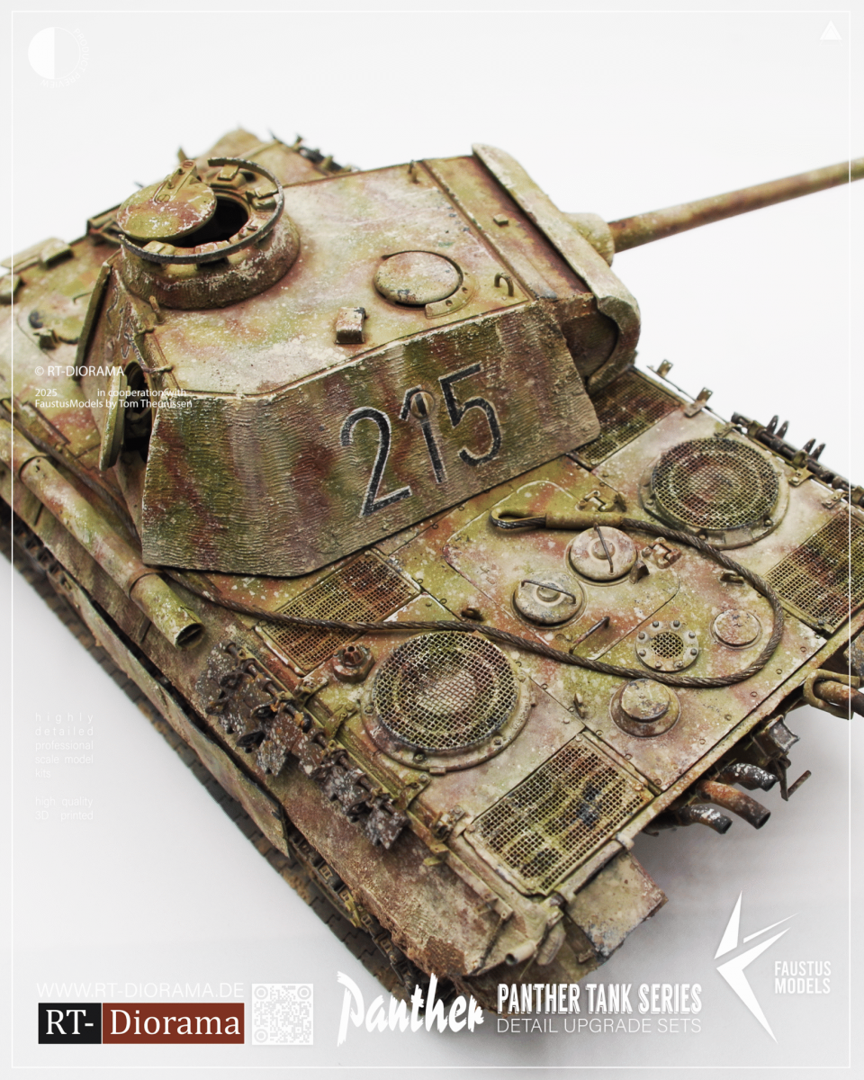 Faustus Models FM35027 Panther A Engine Details Type B 1/35