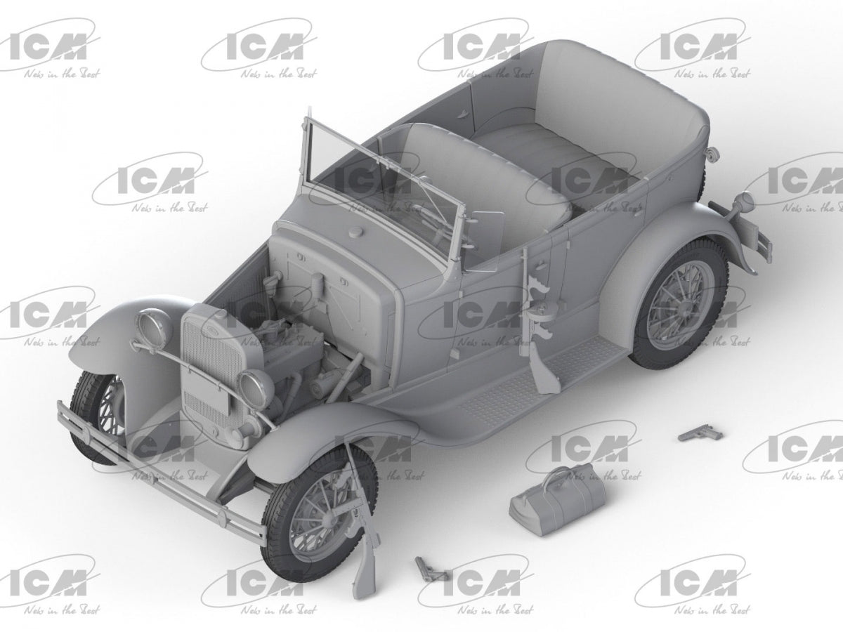 ICM 24052 Ford A Gangster Car 1/24 – Bild 3